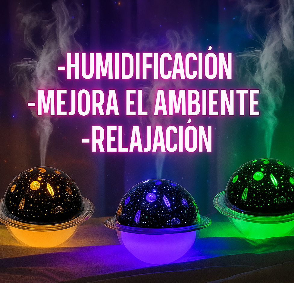 HUMIDIFICADOR PROYECTOR SATURNO