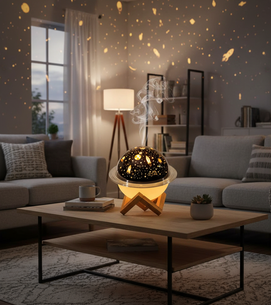 HUMIDIFICADOR PROYECTOR SATURNO